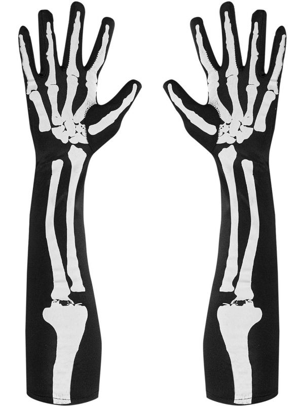 Skelet botten handschoenen One-size-volwassenen