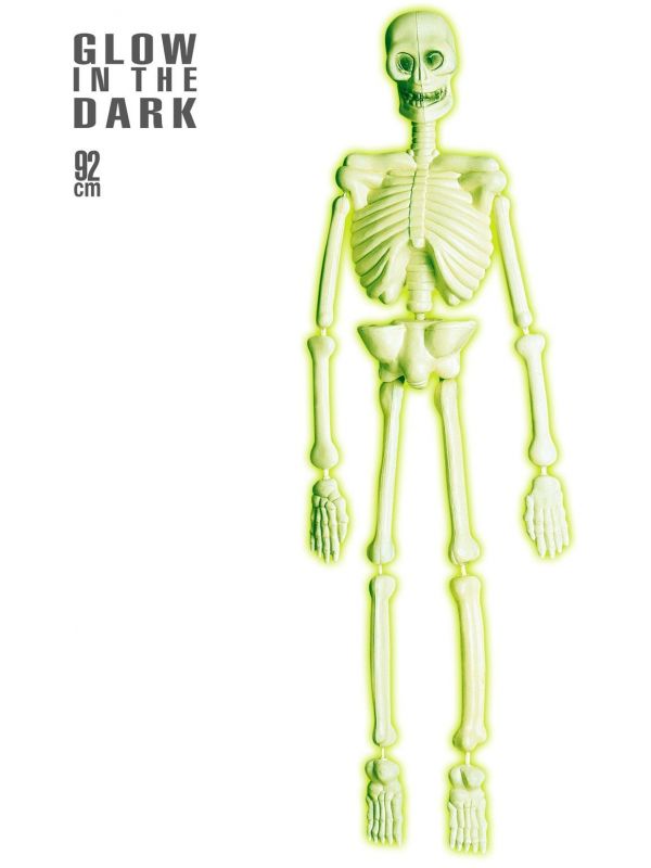 Skelet halloween glow in the dark