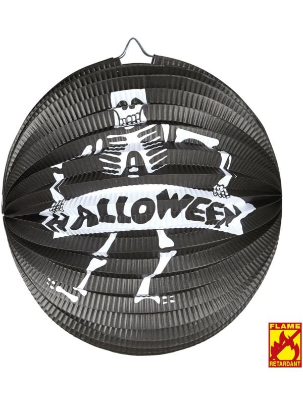 Skelet halloween lampion