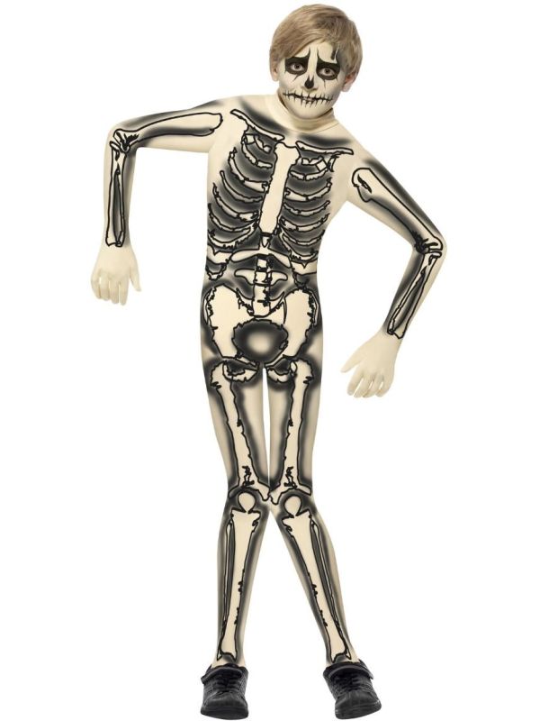 Skelet jongens morphsuit main product photo