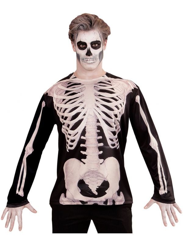 Skelet shirt halloween