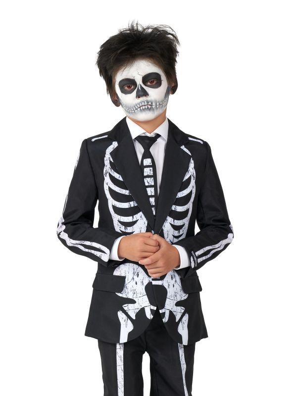 Skeleton Grunge Black jongens