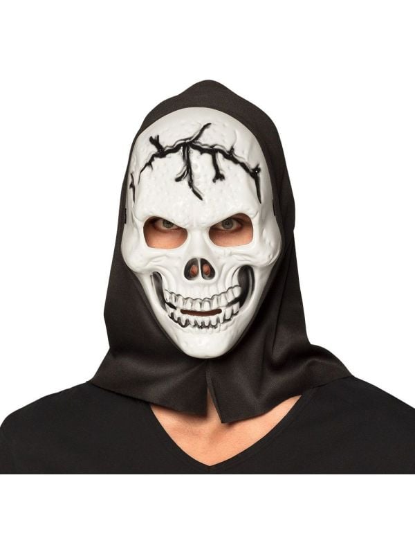 Skull schedelmasker met kap