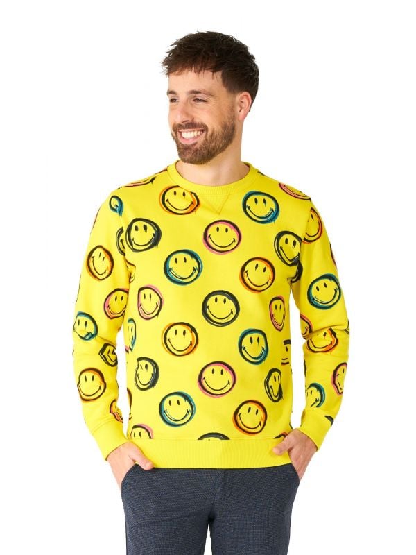 Smiley Smudge Sweater Heren Opposuits