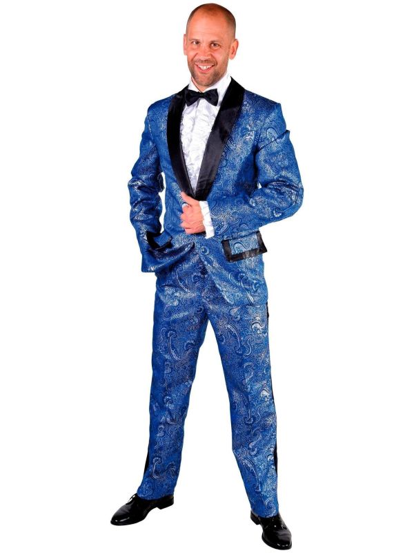 Smoking carnaval blauw mannen main product photo