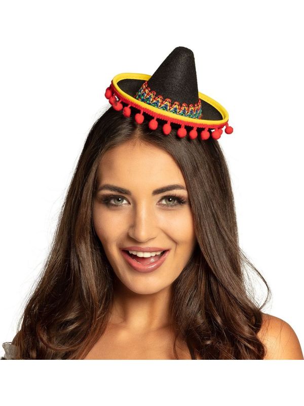 Sombrero minihoedje tiara