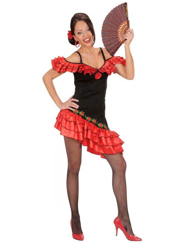 Spaanse flamenco jurk