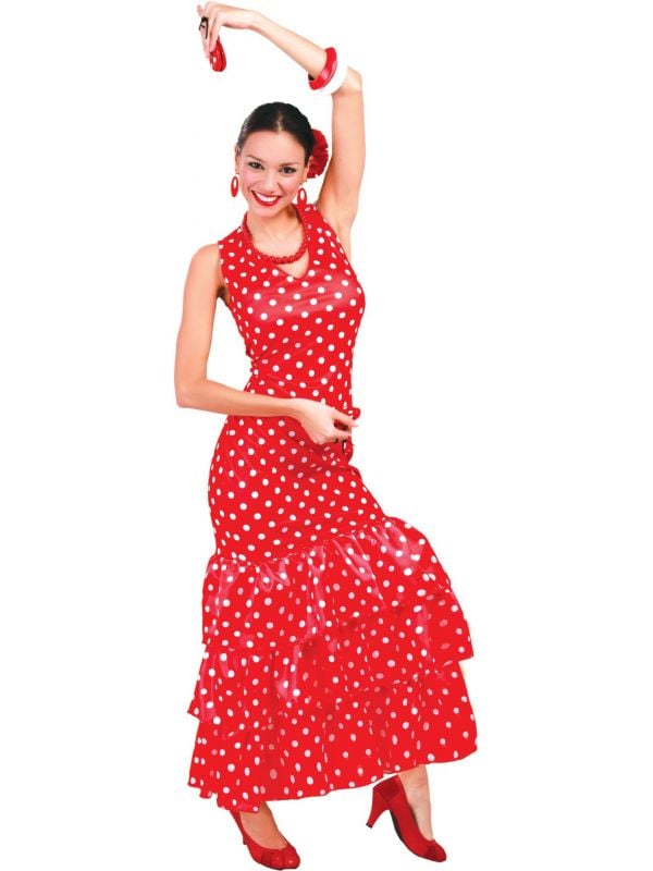 Spaanse flamenco outfit