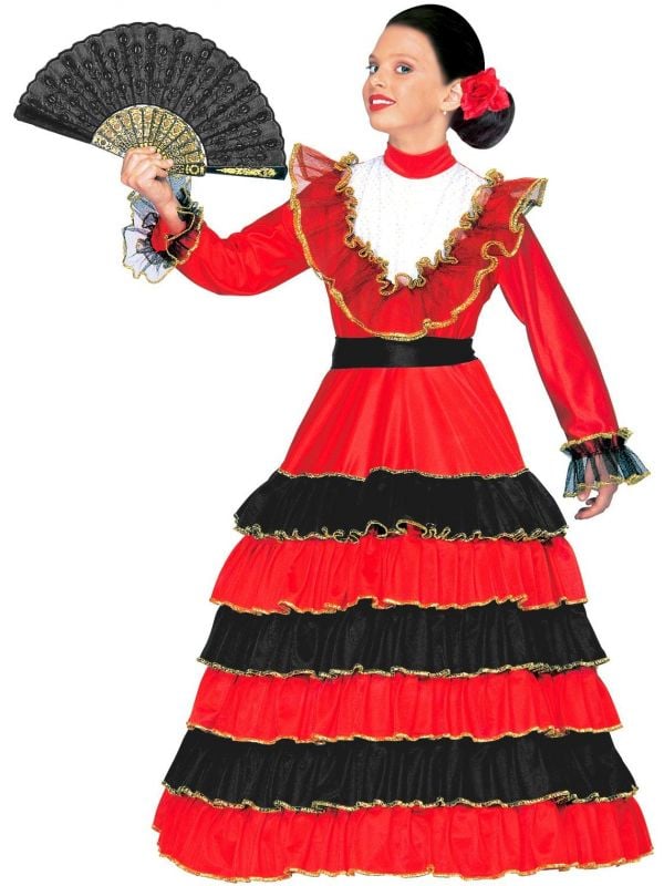 Spaanse señorita kostuum kind