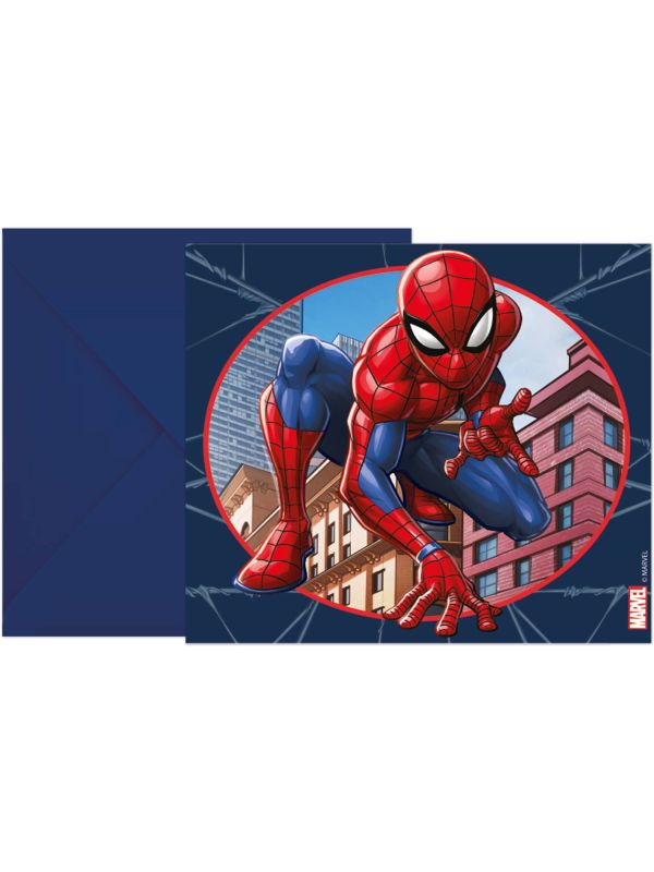 Spiderman uitnodigingskaarten main product photo