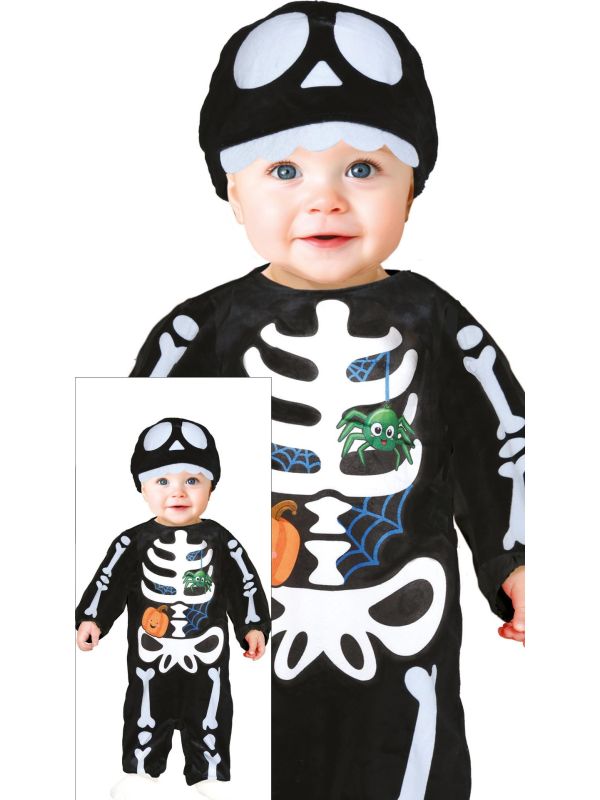 Spinnenweb skelet kostuum halloween baby main product photo