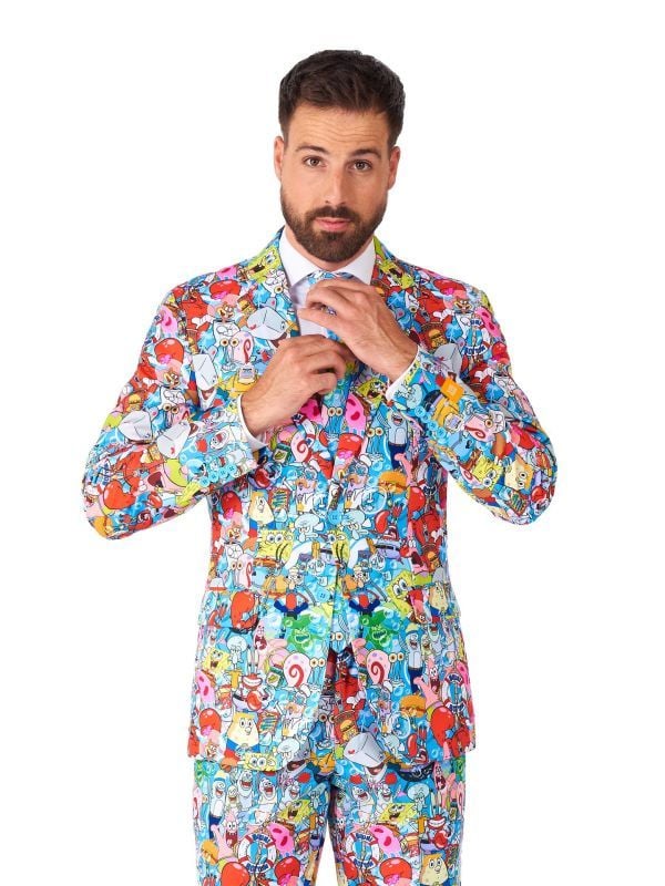 SpongeBob Frenzy suit Heren Opposuits