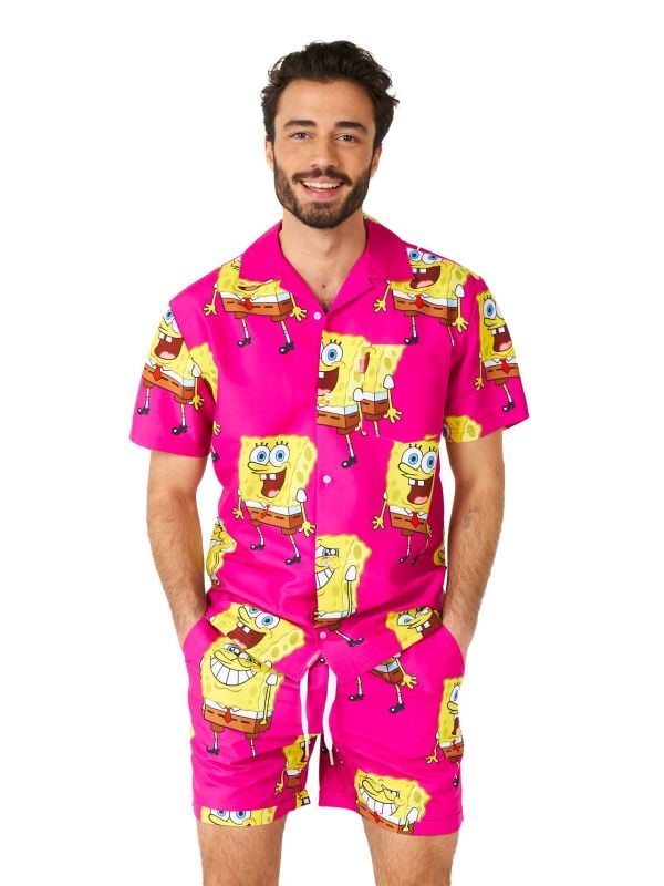 SpongeBob Pink set Heren Opposuits