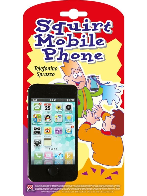 Spuitende nep telefoon main product photo