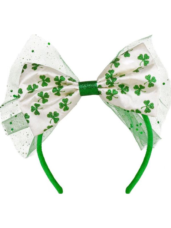 St. Patricksday tiara met strik