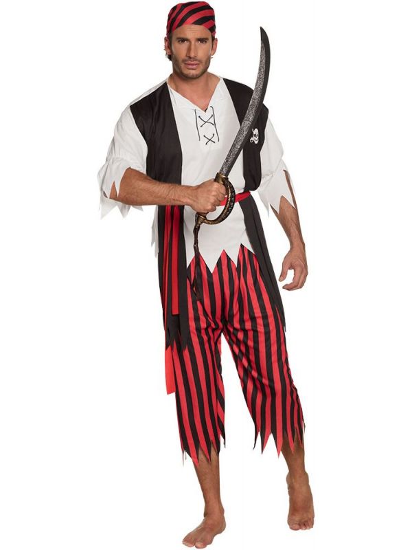 Standaard piraten kostuum heren