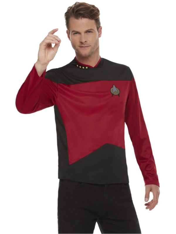Star Trek kostuum rood zwart main product photo