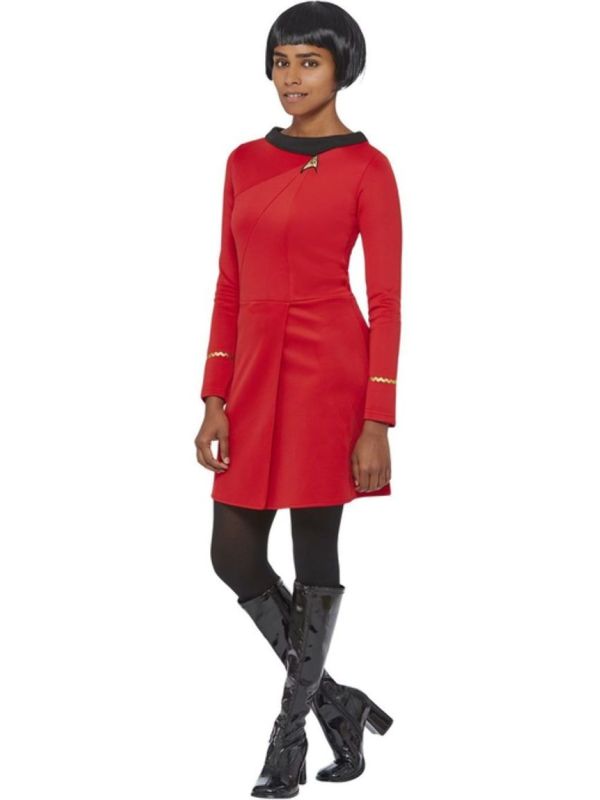 Star Trek Original Series Operations Uniform Dames Rood main product photo