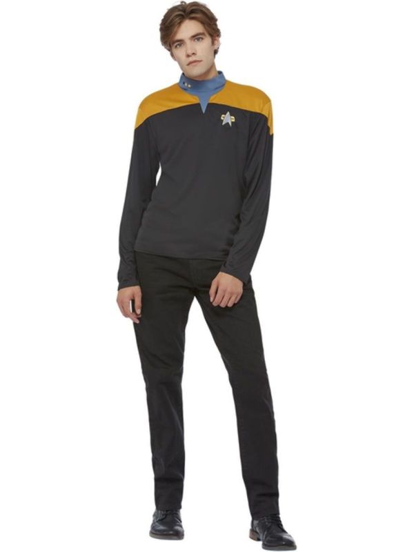 Star Trek Voyager Operations Uniform Mannen Zwart main product photo