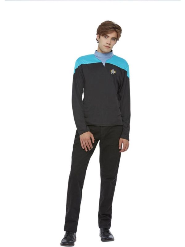 Star Trek Voyager Science Uniform Mannen Zwart main product photo