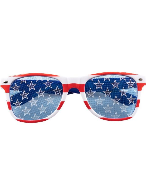 Stars and stripes feestbril