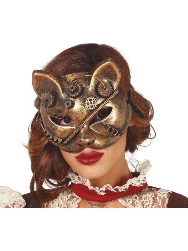 Steampunk masker katten