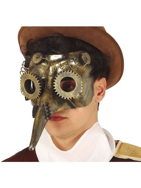 Steampunk plaagdokter masker