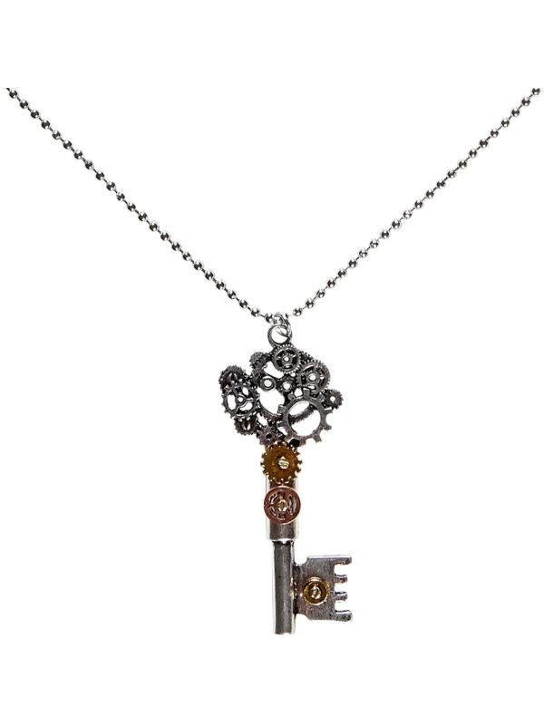 Steampunk sleutel ketting