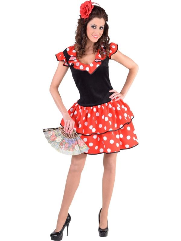 Stippen jurk Spanje vrouwen main product photo