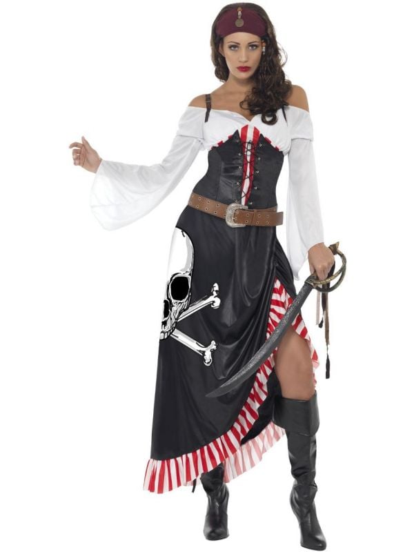 Stoere piraat vrouw pakje