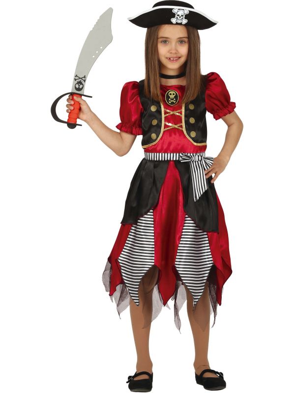 Stoere piraten jurk kind
