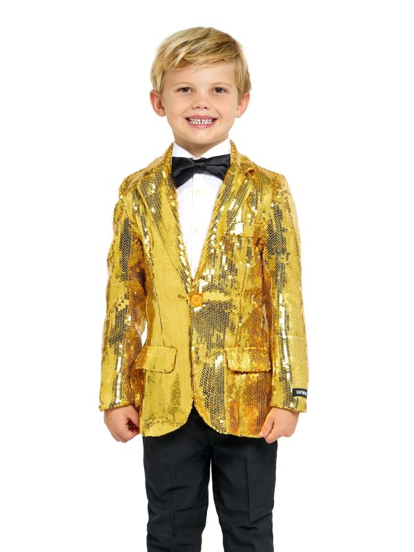 Suitmeister Boys' Colbert Pailletten Goud main product photo