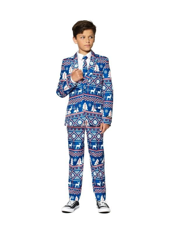 Suitmeister Christmas Blue Nordic pak jongens