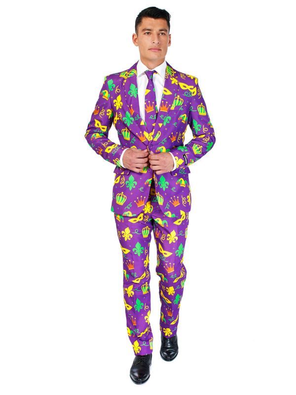 Suitmeister Mardi Gras Purple Icons pak main product photo