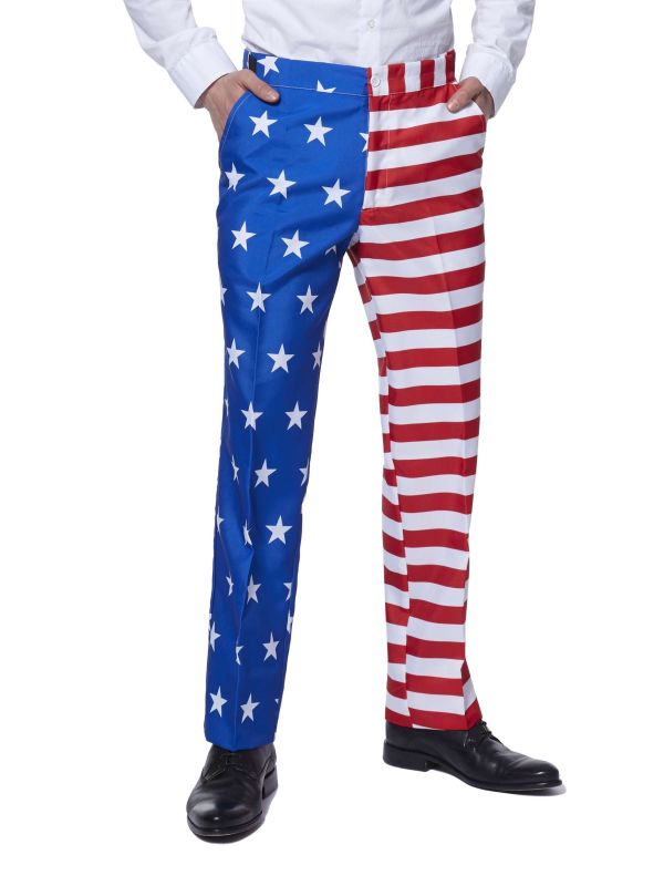 Suitmeister Men's Pantalon Usa Stars & Stripes main product photo