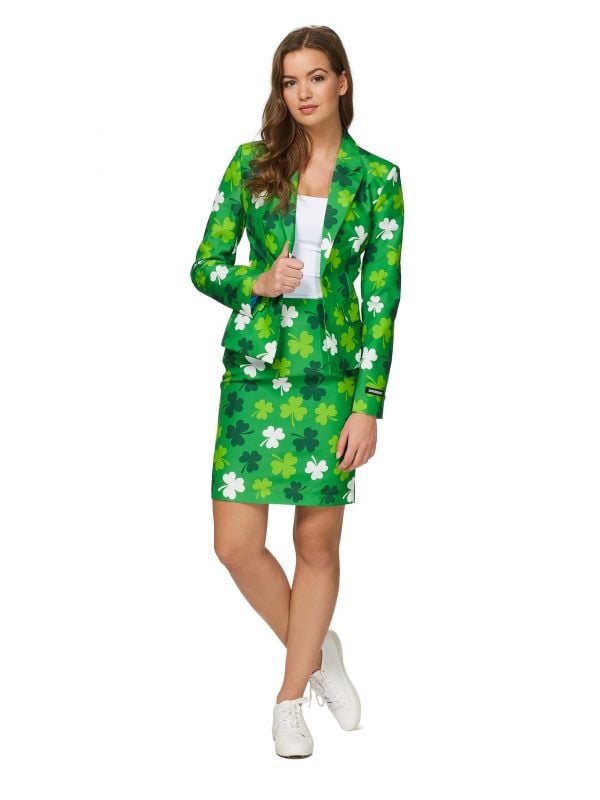 Suitmeister St Patrick's Day Clovers vrouwen pak