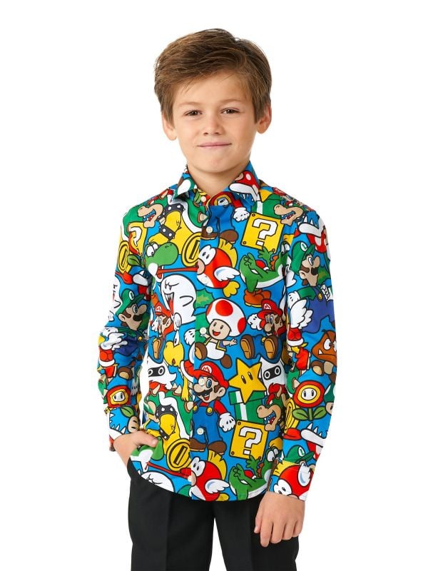 Super Mario Boys shirt Jongens Opposuits