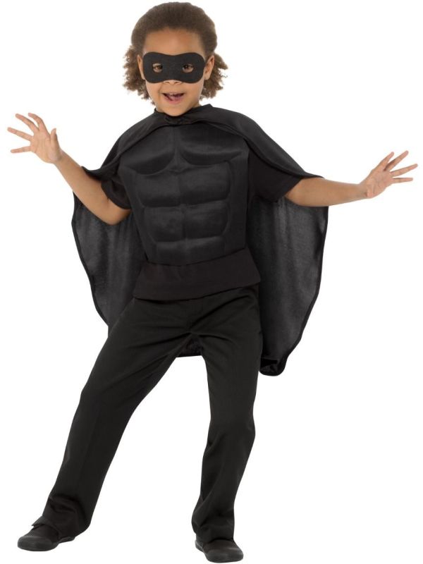 Superheld zwarte outfit main product photo