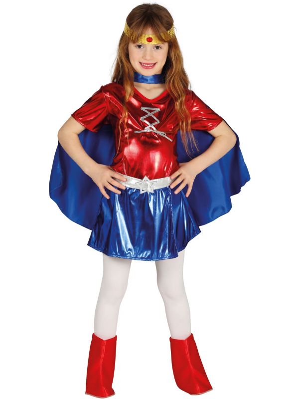 Superwoman jurk meisjes