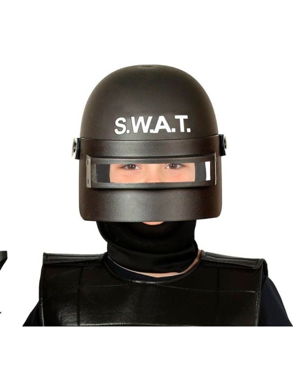 SWAT helm met oogmasker kind