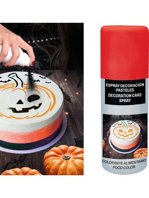 Taart decoratiespray rood 100 ml