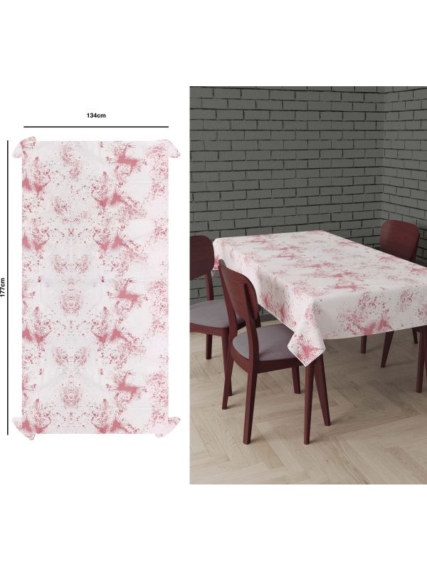 Tafelkleed bloederig wit 177 x 134 cm halloween main product photo