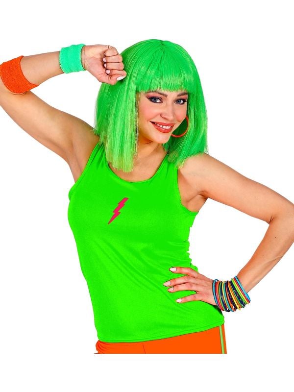 Tanktop groen neon