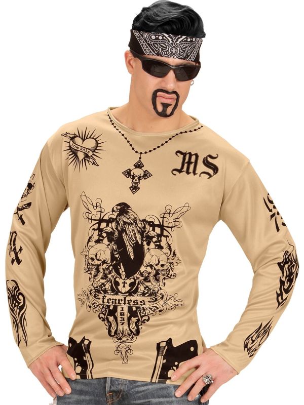 Tattoo shirt gangster