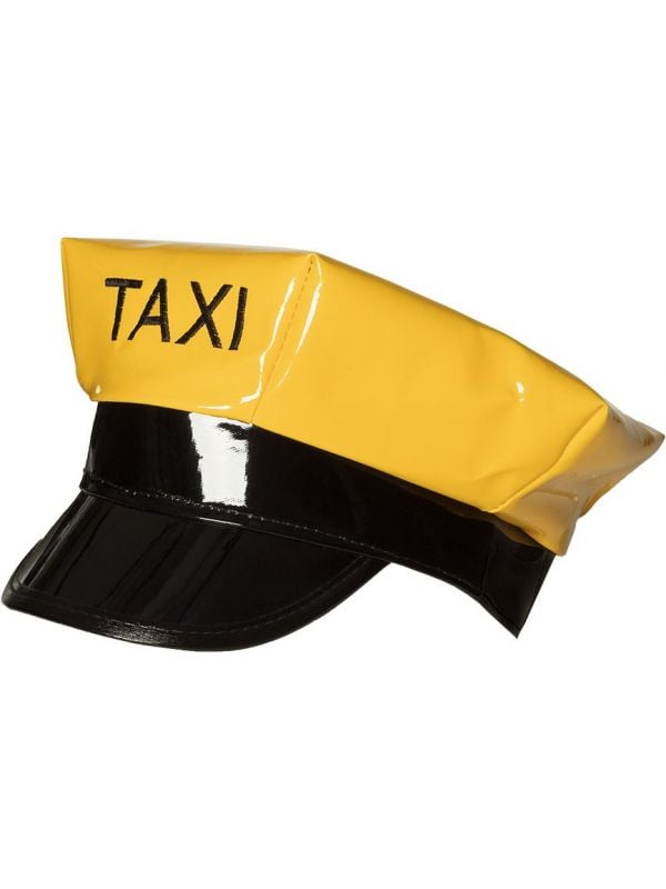 Taxi chauffeur pet geel