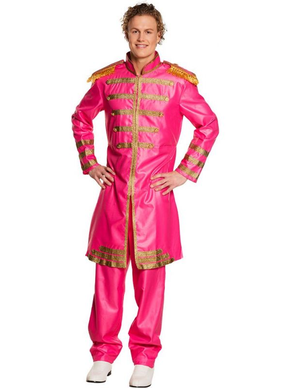 The Beatles Sgt. Pepper kostuum roze