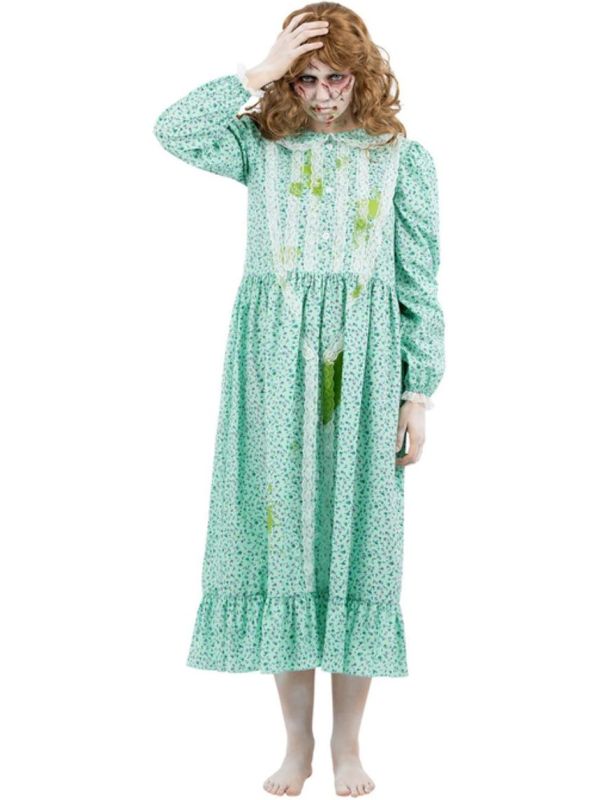The Exorcist Regan Kostuum Dames Groen main product photo
