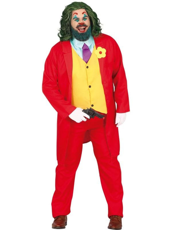 The Joker outfit heren rood