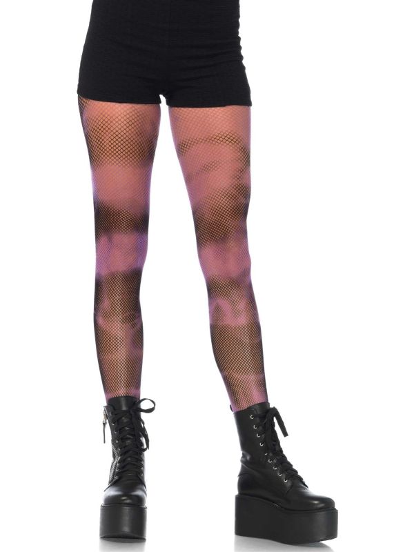 Tie dye visnet panty main product photo
