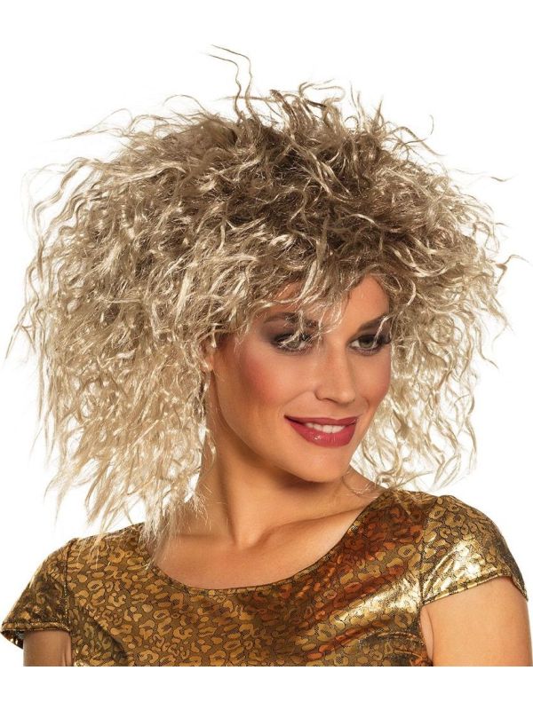 Tina Turner pruik dames blond